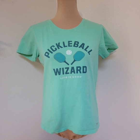Life is Good Pickleball Wizard Crusher Tee - Picture 1 of 5